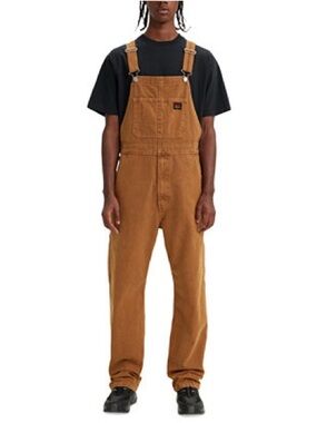 Levi's Men’s/ Unisex Carhartt-Style Tan Brown Overalls | Size XS